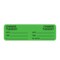 Nevs Day Change IV Tubing Label -Change Tuesday 7/8" x 3" Flr Green w/Black NTUBE-T - alternate 1
